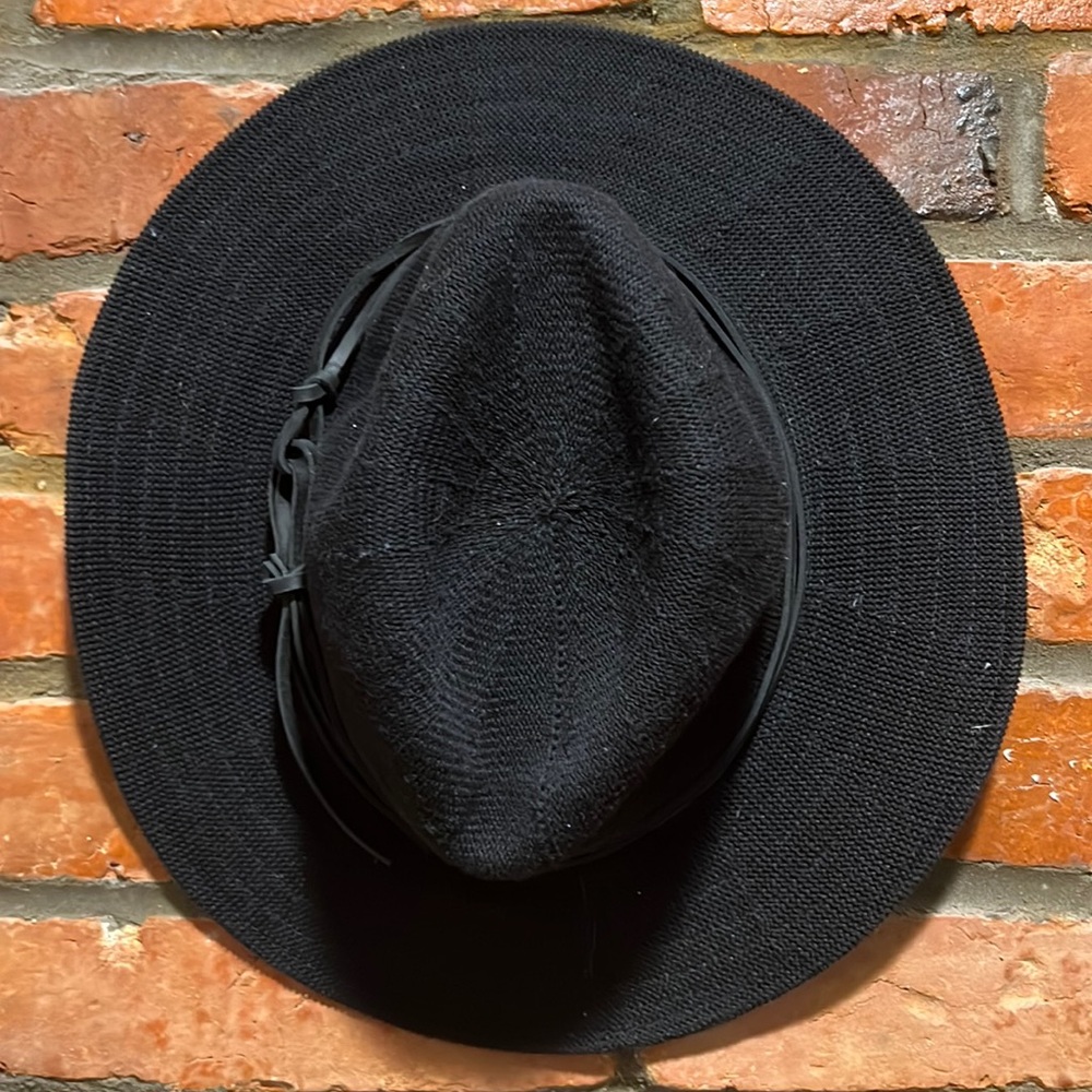 Anthropologie Black Ranch Hat